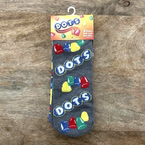 5/$20 NEW 2Pk Adult Dots Candy Socks - Picture 1 of 4